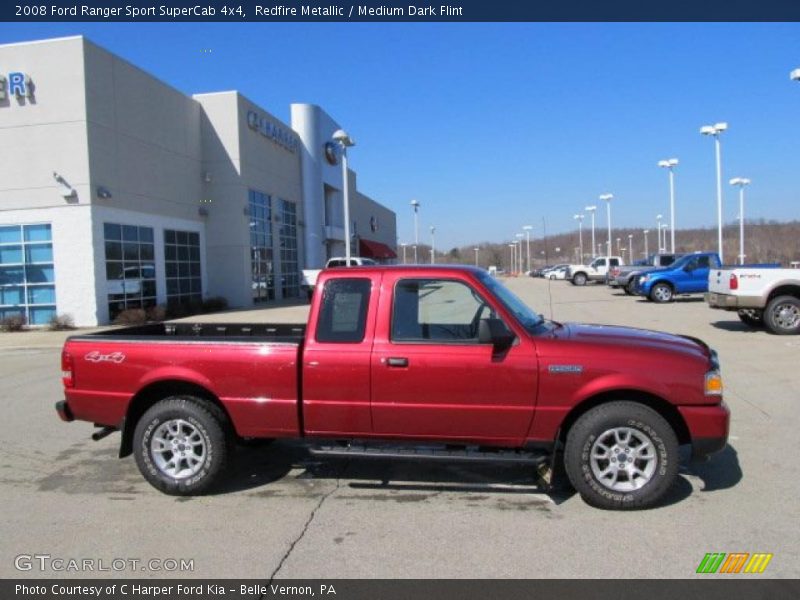 Redfire Metallic / Medium Dark Flint 2008 Ford Ranger Sport SuperCab 4x4