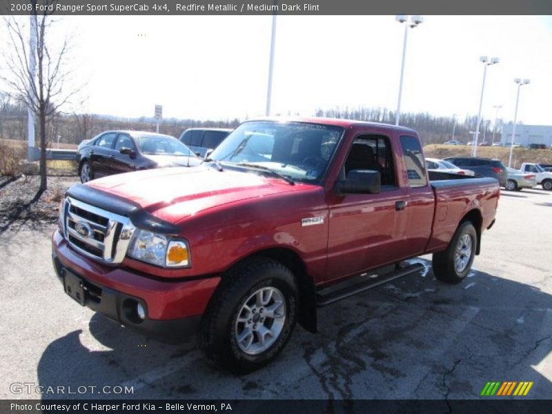 Redfire Metallic / Medium Dark Flint 2008 Ford Ranger Sport SuperCab 4x4
