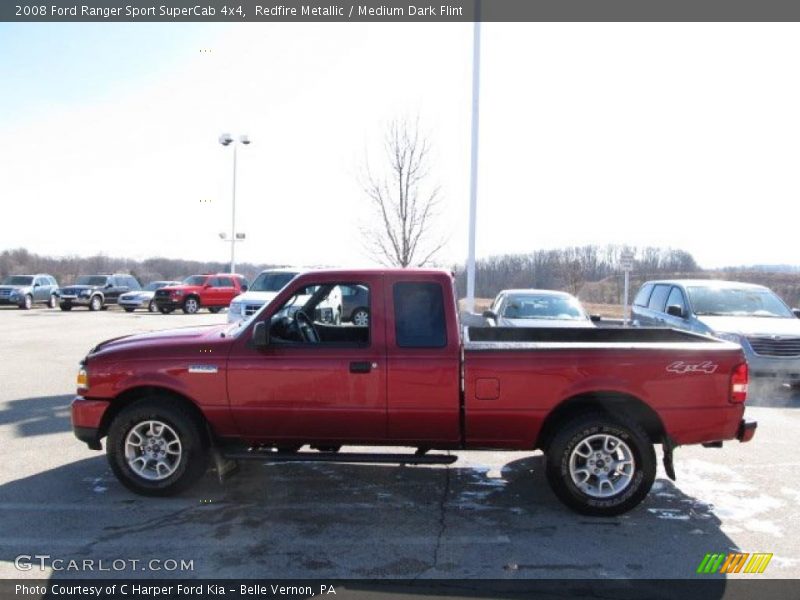 Redfire Metallic / Medium Dark Flint 2008 Ford Ranger Sport SuperCab 4x4