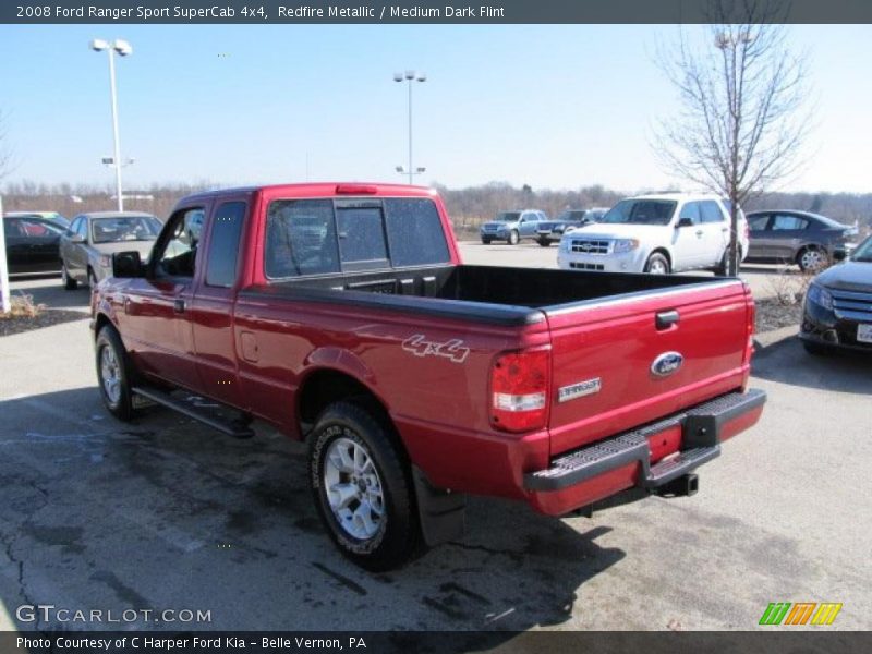 Redfire Metallic / Medium Dark Flint 2008 Ford Ranger Sport SuperCab 4x4