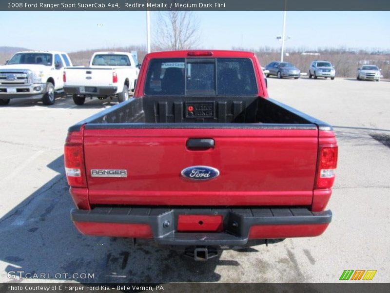 Redfire Metallic / Medium Dark Flint 2008 Ford Ranger Sport SuperCab 4x4