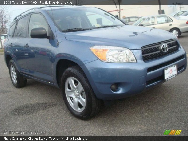 Pacific Blue Metallic / Ash 2008 Toyota RAV4 4WD