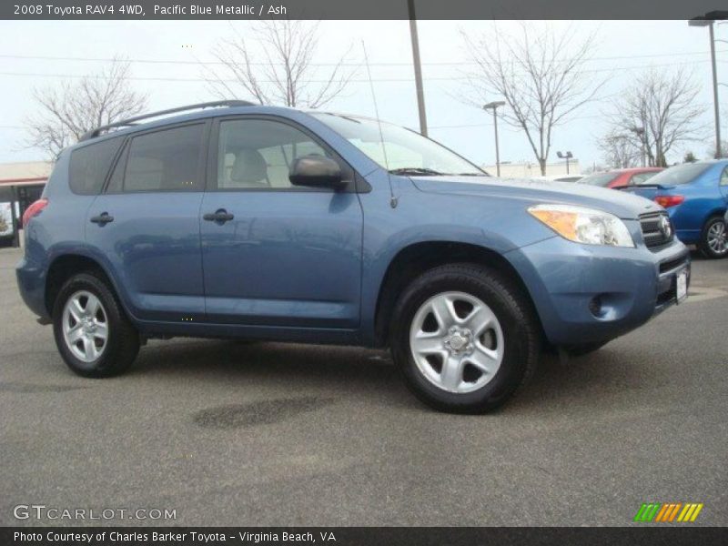 Pacific Blue Metallic / Ash 2008 Toyota RAV4 4WD