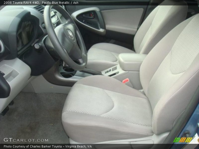 Pacific Blue Metallic / Ash 2008 Toyota RAV4 4WD