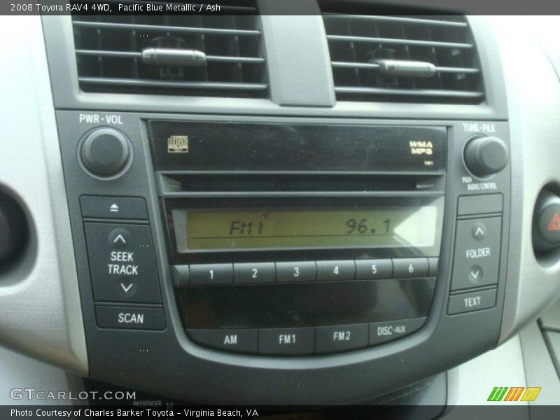 Pacific Blue Metallic / Ash 2008 Toyota RAV4 4WD