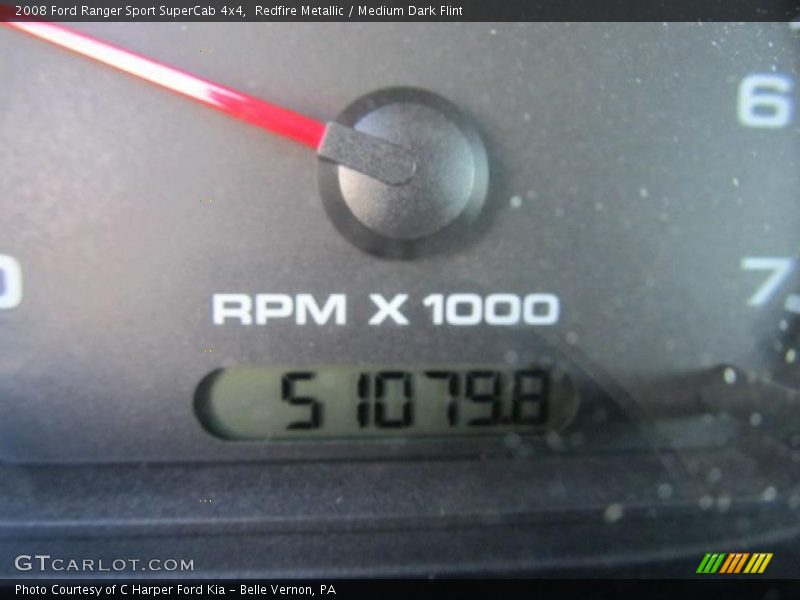 Redfire Metallic / Medium Dark Flint 2008 Ford Ranger Sport SuperCab 4x4
