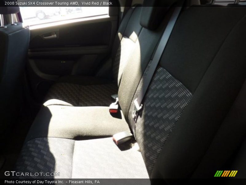 Vivid Red / Black 2008 Suzuki SX4 Crossover Touring AWD