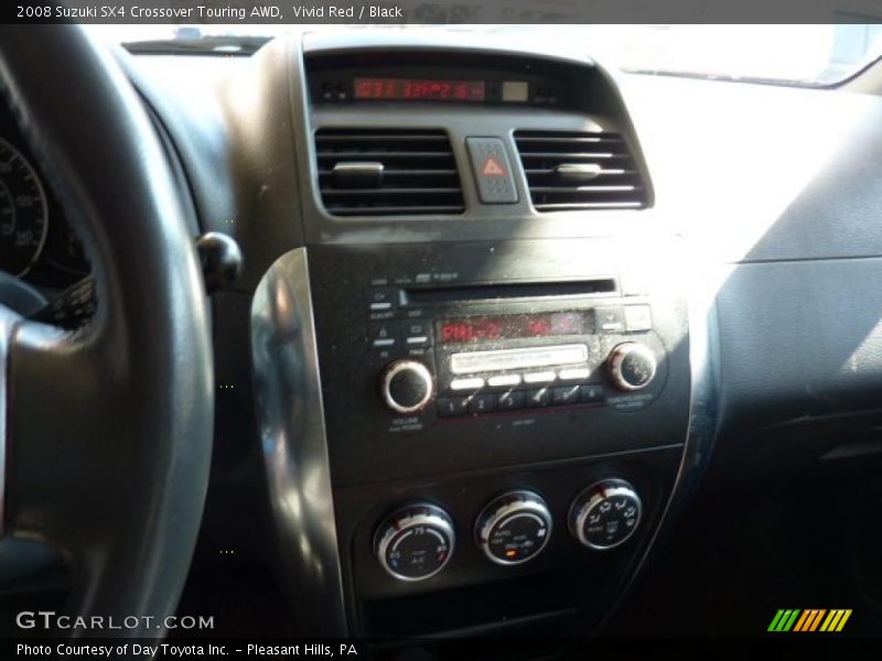 Vivid Red / Black 2008 Suzuki SX4 Crossover Touring AWD