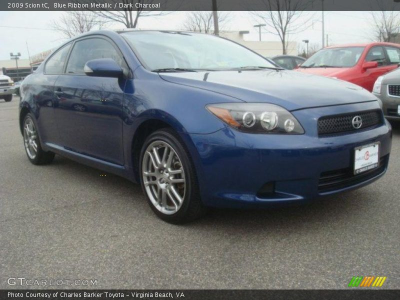 Blue Ribbon Metallic / Dark Charcoal 2009 Scion tC