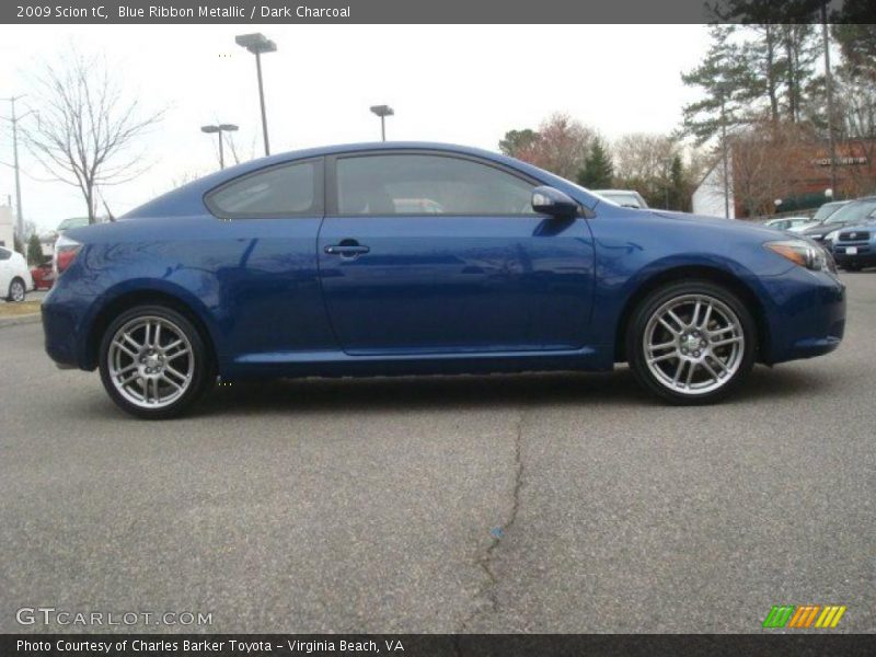 Blue Ribbon Metallic / Dark Charcoal 2009 Scion tC