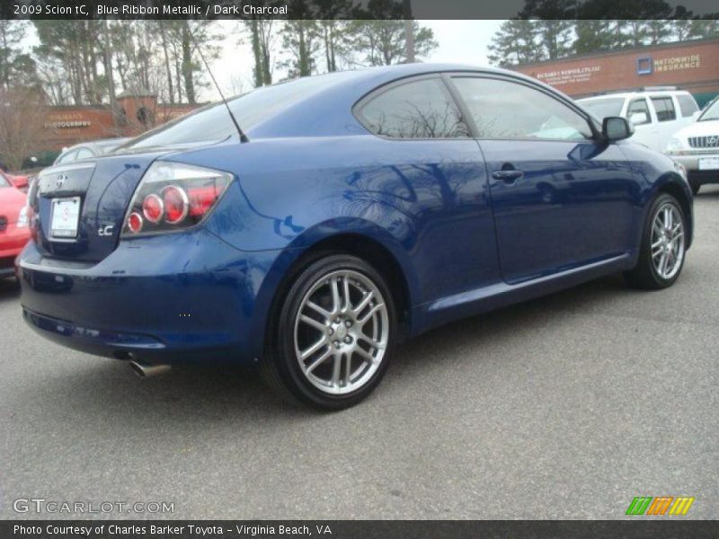 Blue Ribbon Metallic / Dark Charcoal 2009 Scion tC