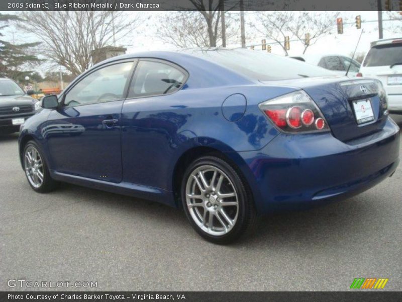 Blue Ribbon Metallic / Dark Charcoal 2009 Scion tC