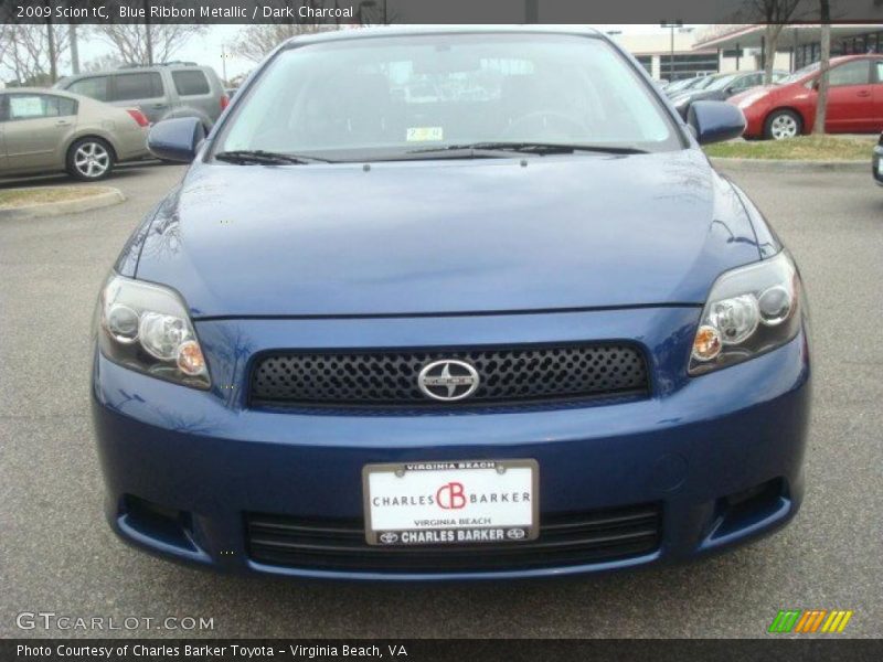 Blue Ribbon Metallic / Dark Charcoal 2009 Scion tC