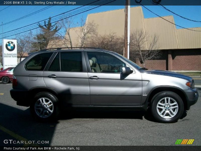 Sterling Grey Metallic / Beige 2006 BMW X5 3.0i