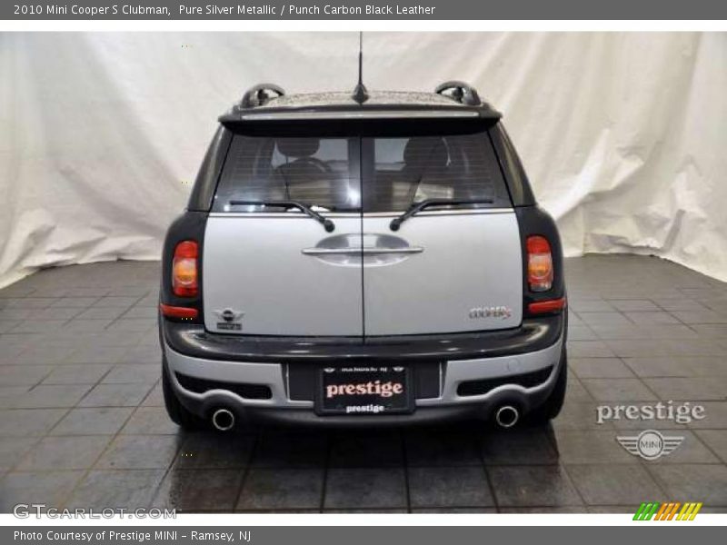 Pure Silver Metallic / Punch Carbon Black Leather 2010 Mini Cooper S Clubman