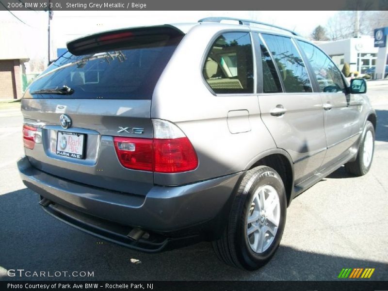 Sterling Grey Metallic / Beige 2006 BMW X5 3.0i