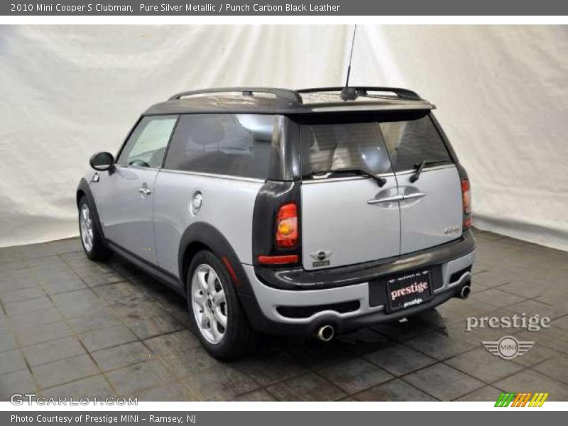Pure Silver Metallic / Punch Carbon Black Leather 2010 Mini Cooper S Clubman