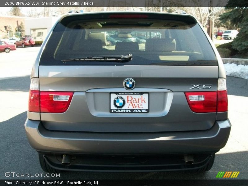 Sterling Grey Metallic / Beige 2006 BMW X5 3.0i