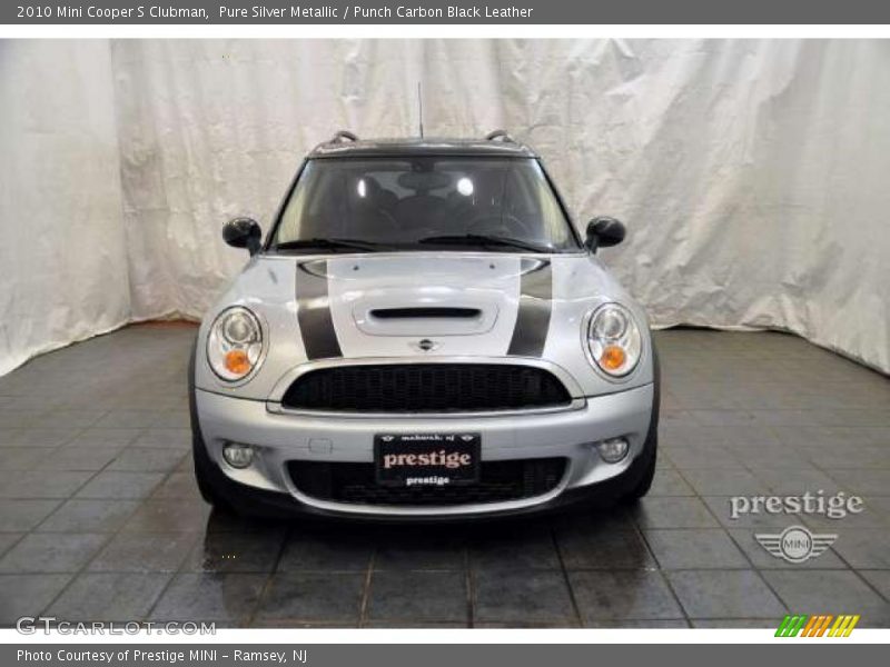 Pure Silver Metallic / Punch Carbon Black Leather 2010 Mini Cooper S Clubman