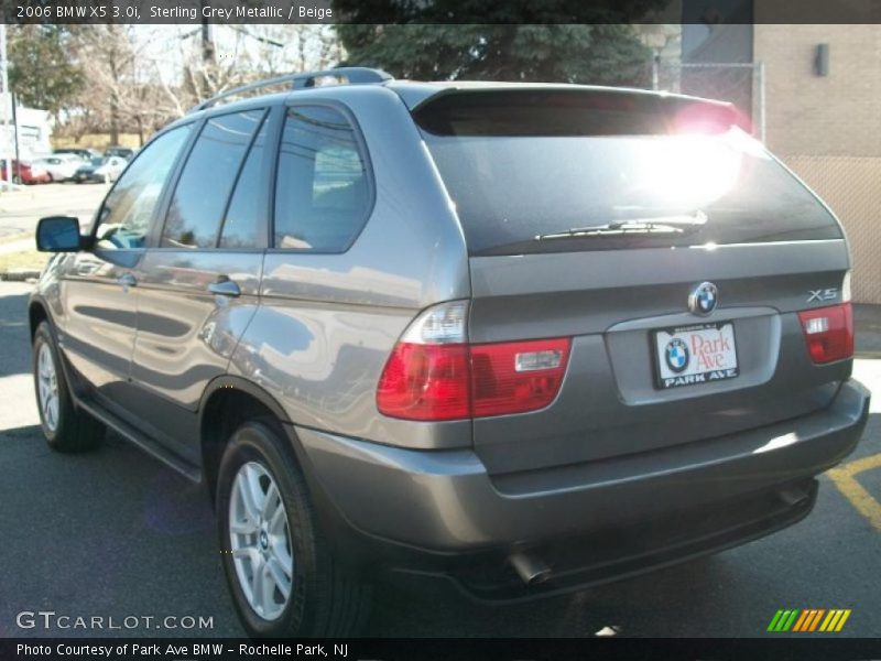 Sterling Grey Metallic / Beige 2006 BMW X5 3.0i