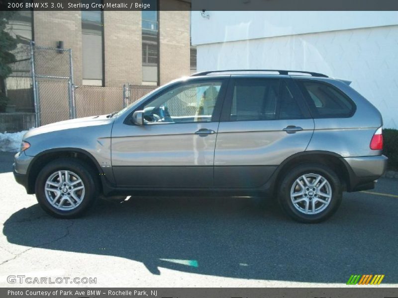 Sterling Grey Metallic / Beige 2006 BMW X5 3.0i