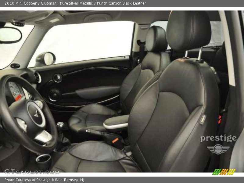 Pure Silver Metallic / Punch Carbon Black Leather 2010 Mini Cooper S Clubman