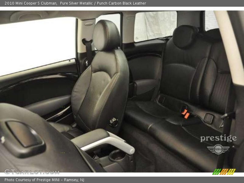 Pure Silver Metallic / Punch Carbon Black Leather 2010 Mini Cooper S Clubman