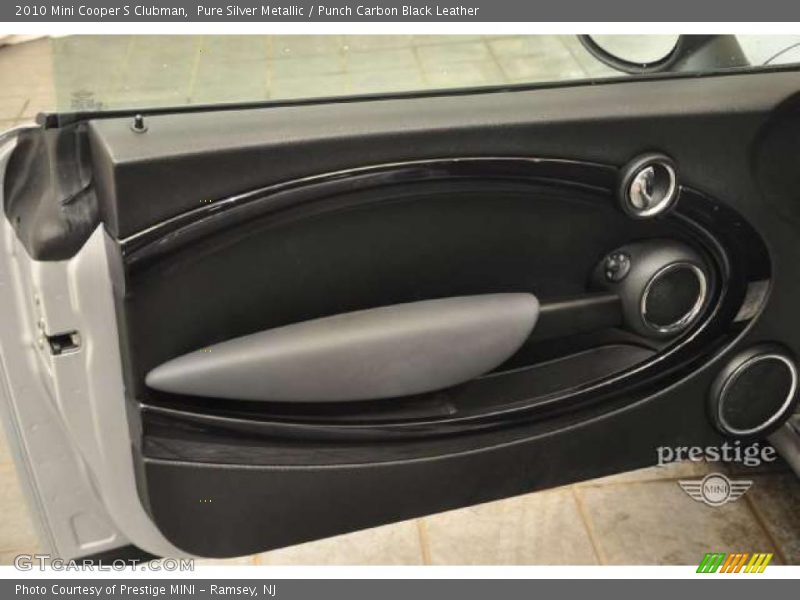Pure Silver Metallic / Punch Carbon Black Leather 2010 Mini Cooper S Clubman