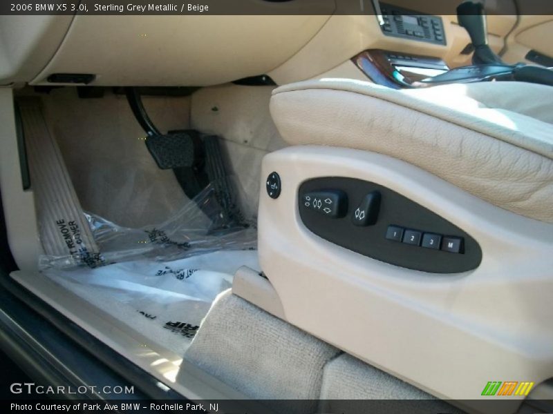 Sterling Grey Metallic / Beige 2006 BMW X5 3.0i