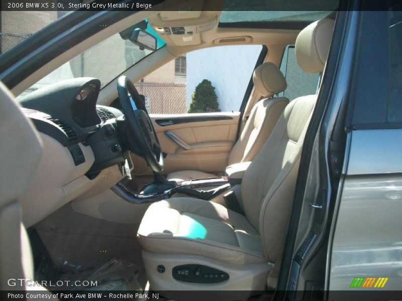 Sterling Grey Metallic / Beige 2006 BMW X5 3.0i