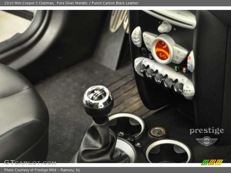 Pure Silver Metallic / Punch Carbon Black Leather 2010 Mini Cooper S Clubman