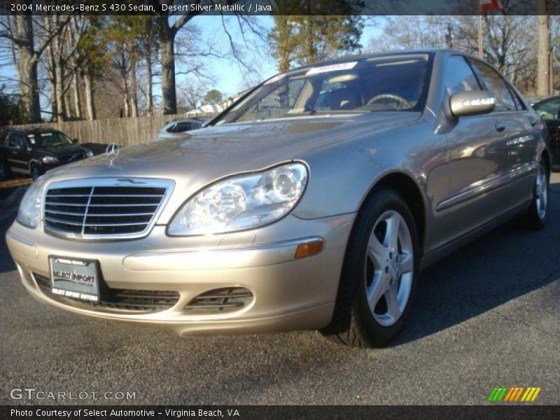Desert Silver Metallic / Java 2004 Mercedes-Benz S 430 Sedan