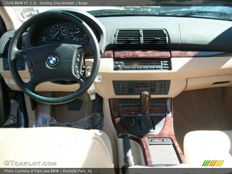 Sterling Grey Metallic / Beige 2006 BMW X5 3.0i