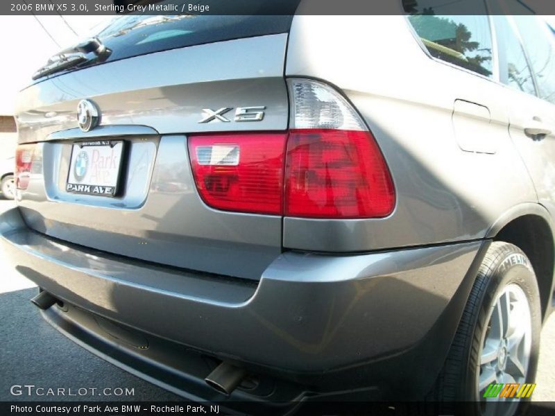 Sterling Grey Metallic / Beige 2006 BMW X5 3.0i