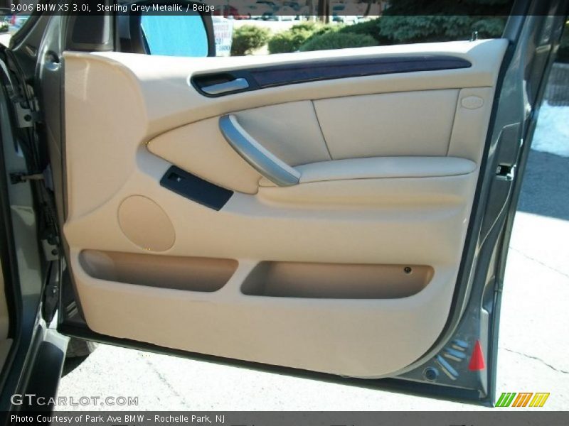 Sterling Grey Metallic / Beige 2006 BMW X5 3.0i