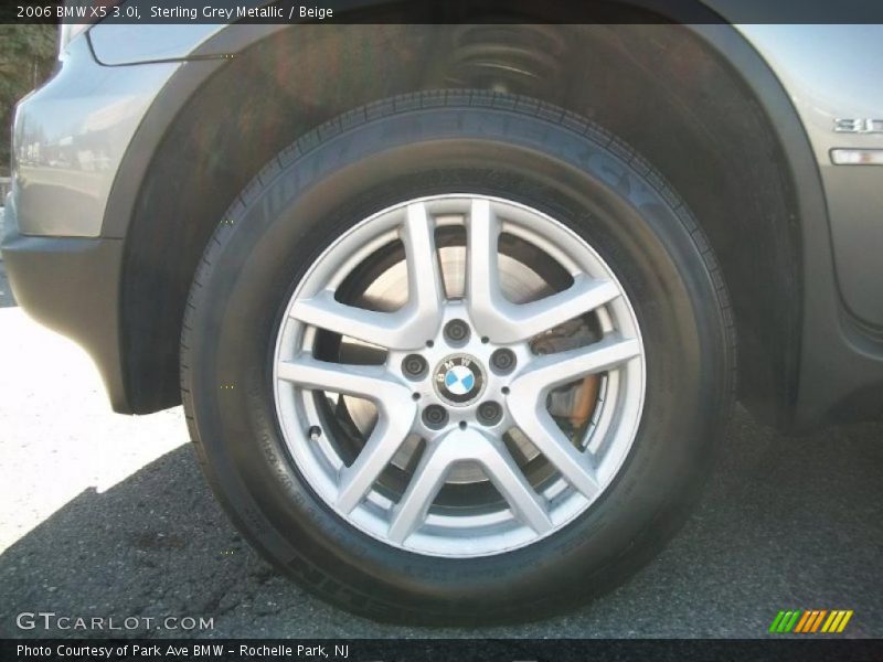 Sterling Grey Metallic / Beige 2006 BMW X5 3.0i