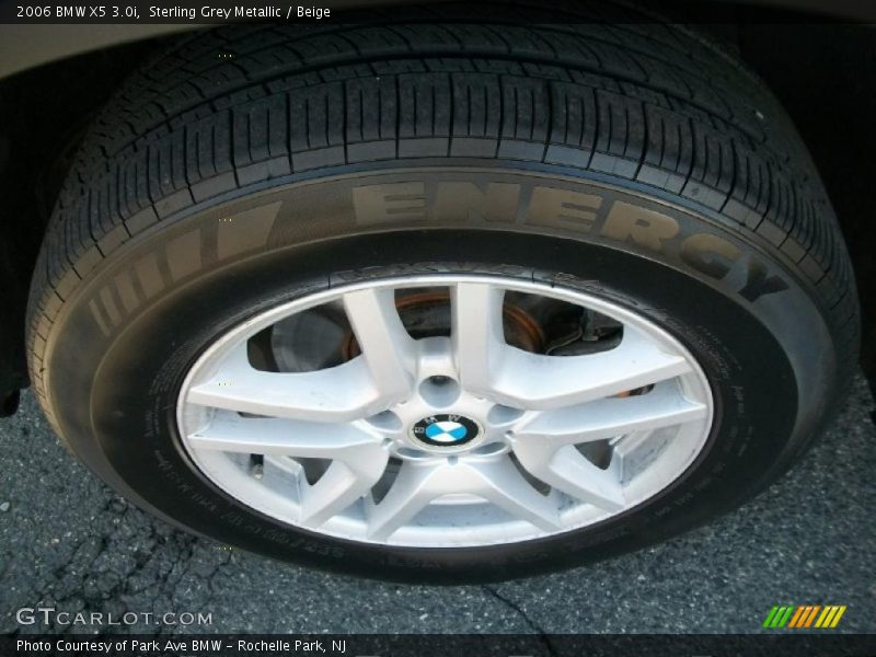 Sterling Grey Metallic / Beige 2006 BMW X5 3.0i