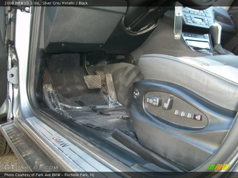 Silver Grey Metallic / Black 2008 BMW X3 3.0si