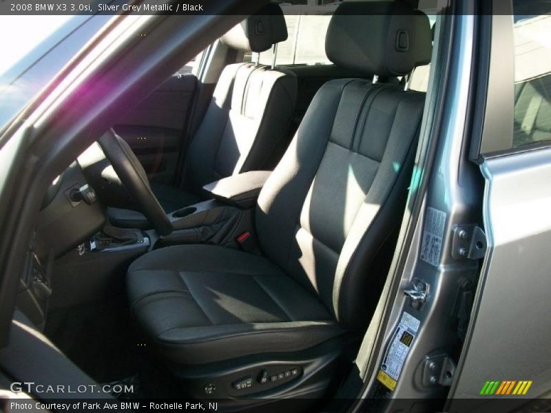 Silver Grey Metallic / Black 2008 BMW X3 3.0si