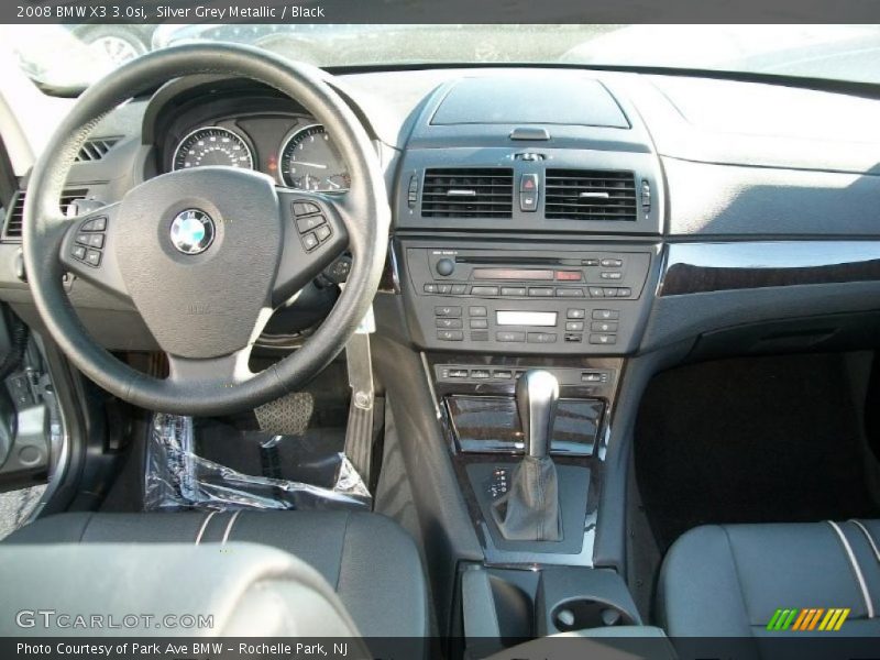 Silver Grey Metallic / Black 2008 BMW X3 3.0si
