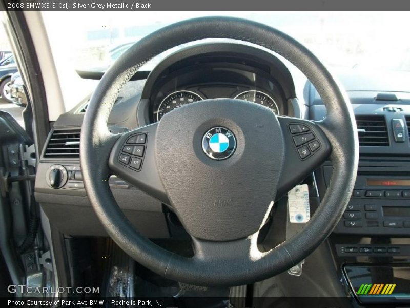 Silver Grey Metallic / Black 2008 BMW X3 3.0si