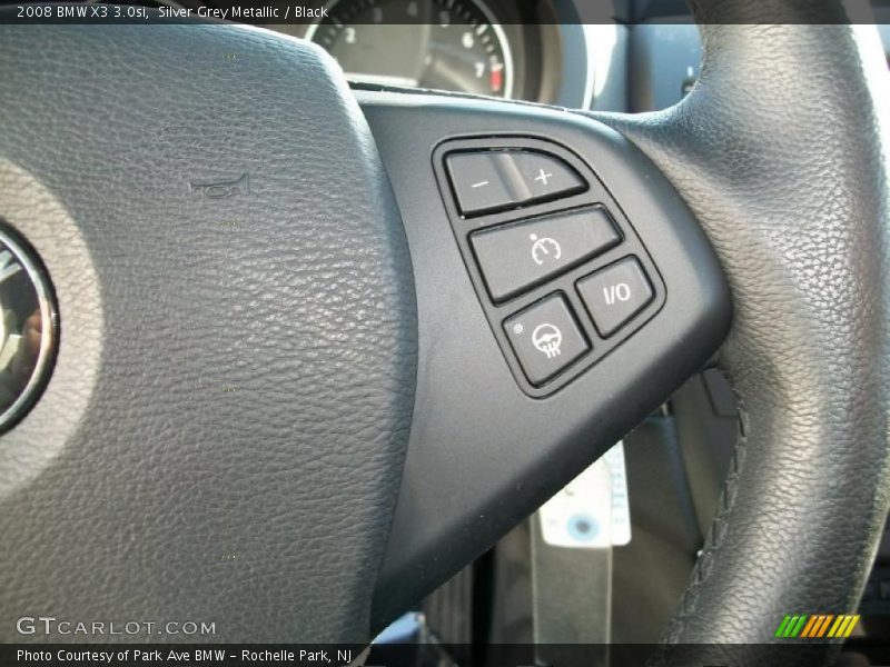 Silver Grey Metallic / Black 2008 BMW X3 3.0si