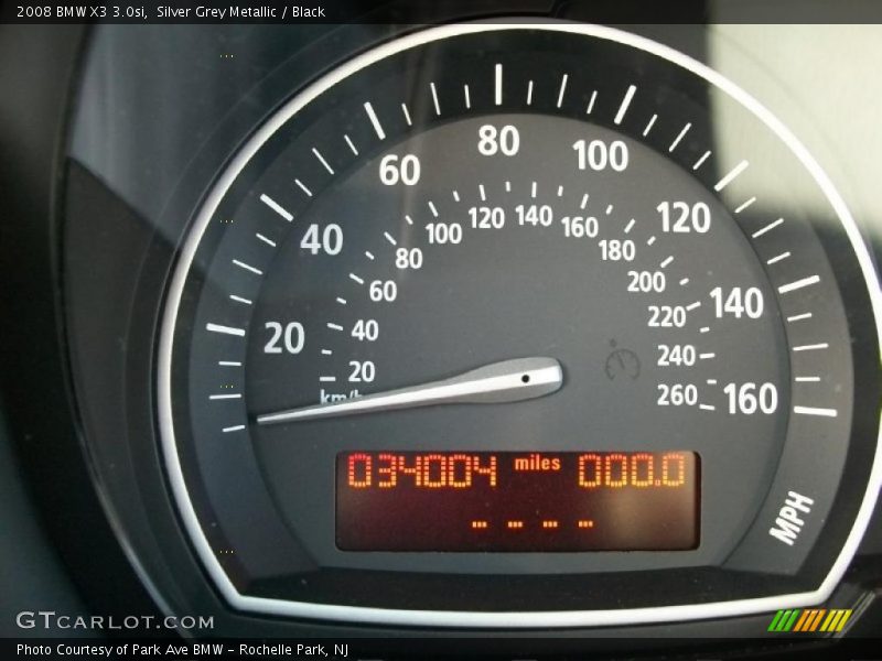 Silver Grey Metallic / Black 2008 BMW X3 3.0si