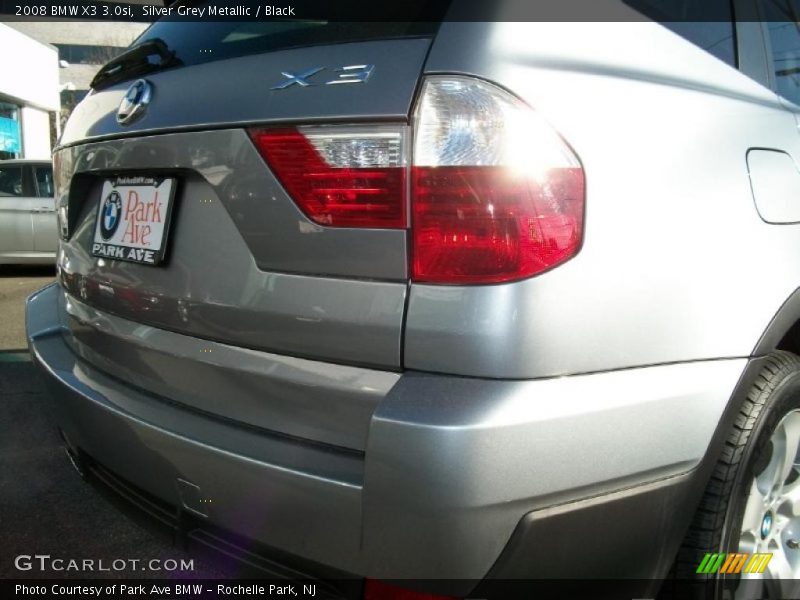 Silver Grey Metallic / Black 2008 BMW X3 3.0si
