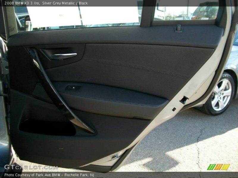 Silver Grey Metallic / Black 2008 BMW X3 3.0si