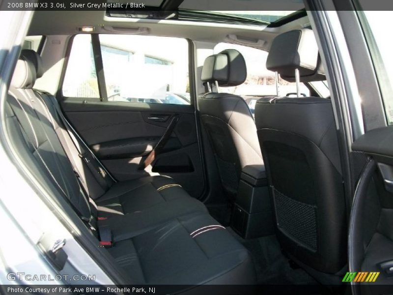 Silver Grey Metallic / Black 2008 BMW X3 3.0si