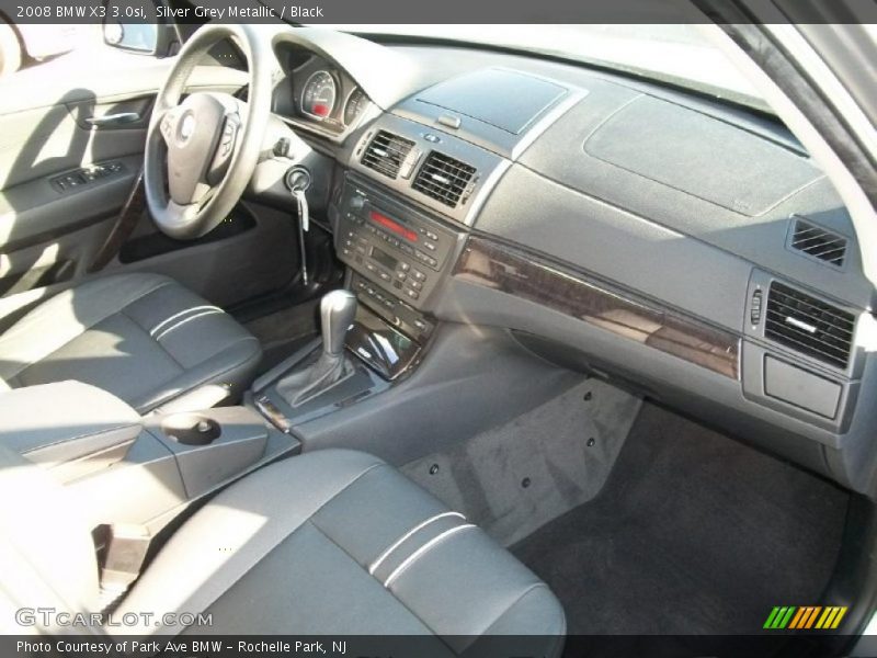 Silver Grey Metallic / Black 2008 BMW X3 3.0si