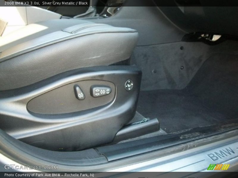 Silver Grey Metallic / Black 2008 BMW X3 3.0si