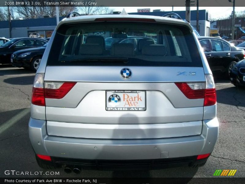 Titanium Silver Metallic / Grey 2008 BMW X3 3.0si