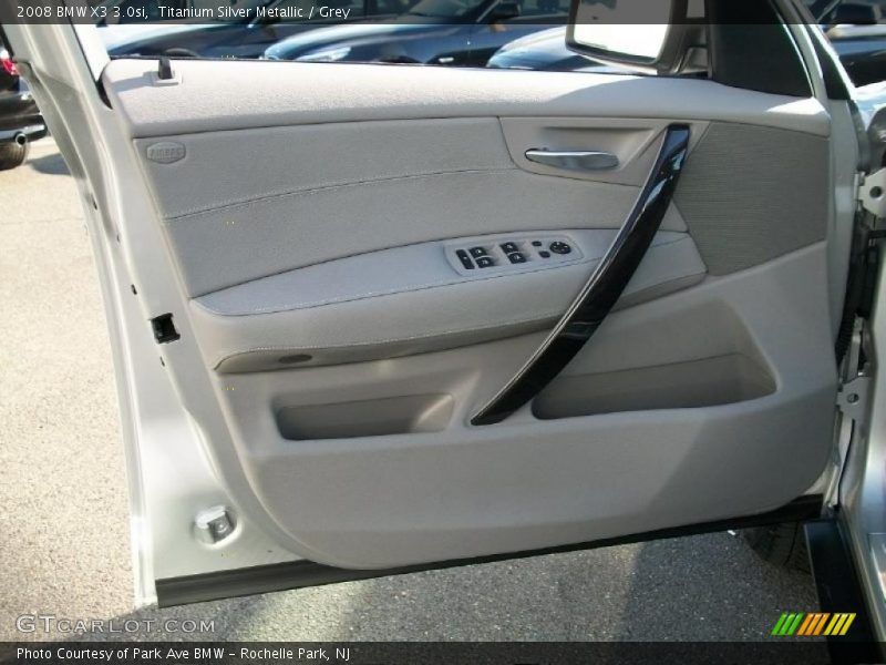 Titanium Silver Metallic / Grey 2008 BMW X3 3.0si